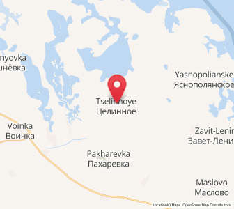 Map of Tselinnoye, Crimea