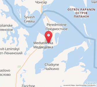 Map of Turgenevo, Crimea