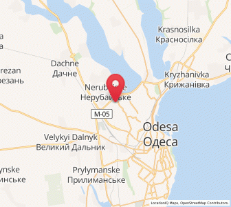 Map of Usatove, Odessa