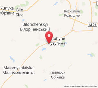 Map of Uspenka, Luhansk