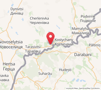 Map of Vanchikivtsi, Chernivtsi