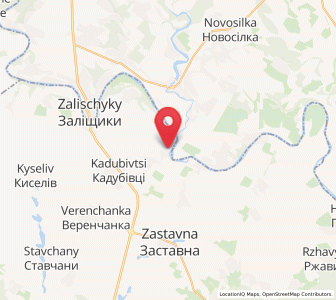 Map of Vasyliv, Chernivtsi