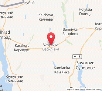 Map of Vasylivka, Odessa