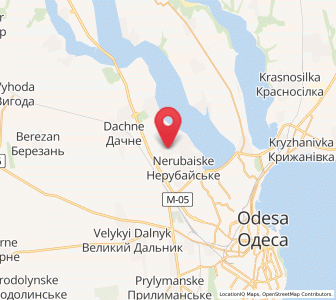 Map of Velyka Balka, Odessa