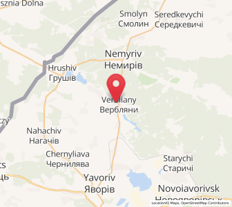 Map of Verblyany, Lviv