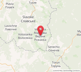 Map of Verchnia Rozhanka, Lviv