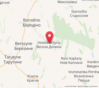 Map of Vesela Dolyna, Odessa