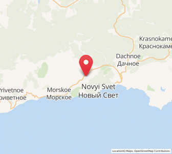 Map of Vesele, Crimea
