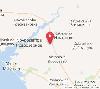 Map of Veselovka, Crimea