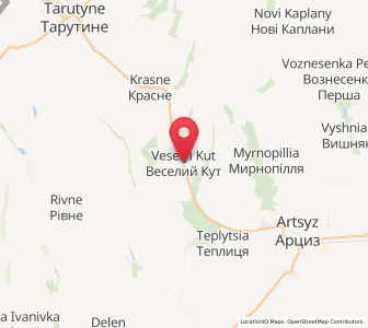 Map of Veselyy Kut, Odessa