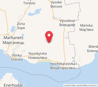 Map of Vilne, Dnipropetrovsk