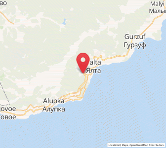 Map of Vinogradnoye, Crimea