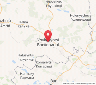 Map of Vovkovyntsi, Khmelnytskyi