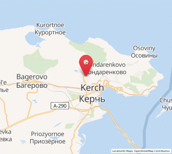 Map of Voykovo, Crimea
