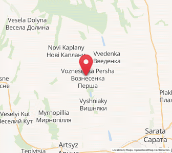 Map of Voznesenka Persha, Odessa