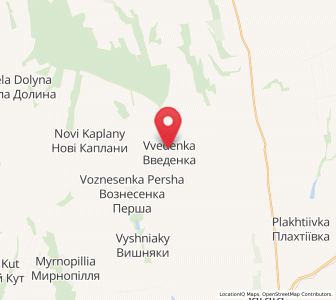 Map of Vvedenka, Odessa