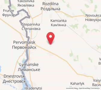 Map of Vynohradivka, Odessa