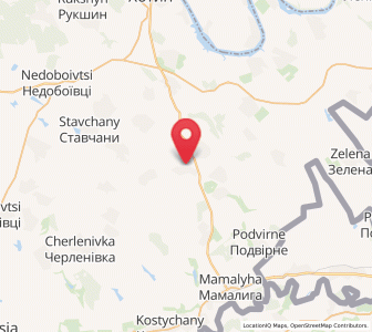 Map of Yarivka, Chernivtsi