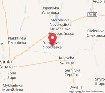 Map of Yaroslavka, Odessa