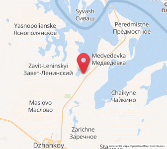 Map of Yermakovo, Crimea
