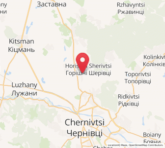Map of Zadubrivka, Chernivtsi