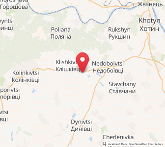 Map of Zarozhany, Chernivtsi