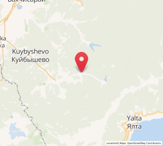 Map of Zelyonoye, Crimea