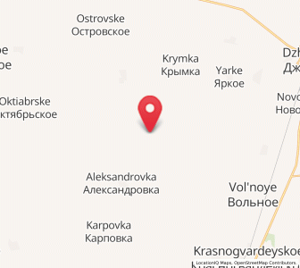 Map of Zernovoye, Crimea