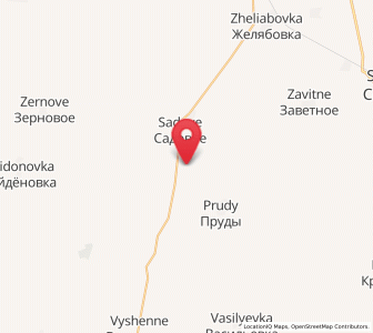 Map of Zhemchuzhina, Crimea