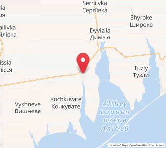 Map of Zhovtyi Yar, Odessa