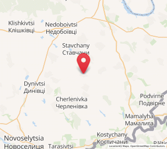 Map of Zhylivka, Chernivtsi