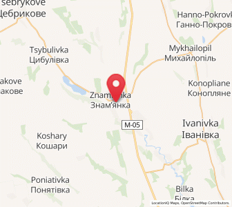 Map of Znamyanka, Odessa