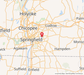 Map of 01107, Massachusetts