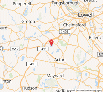 Map of 01460, Massachusetts