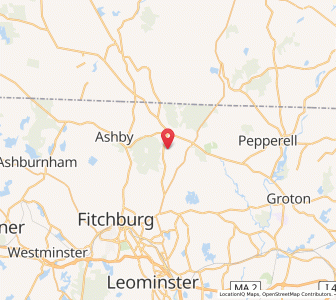 Map of 01474, Massachusetts