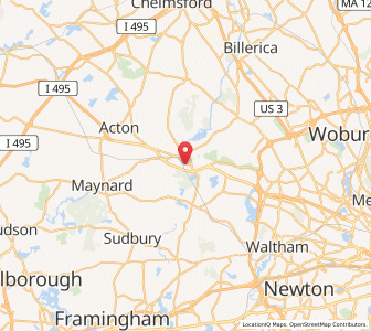 Map of 01742, Massachusetts