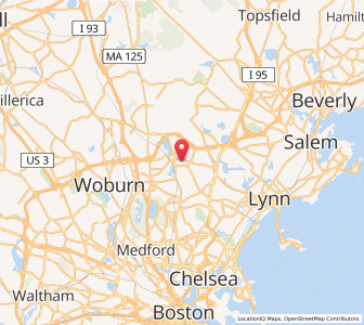 Map of 01880, Massachusetts