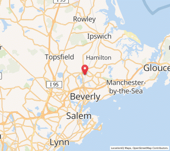 Map of 01984, Massachusetts