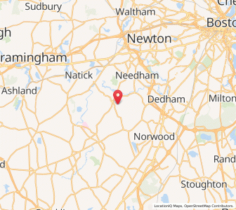 Map of 02030, Massachusetts