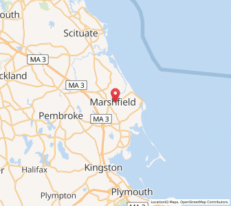 Map of 02050, Massachusetts