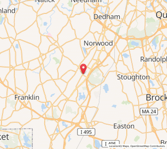 Map of 02081, Massachusetts