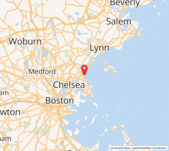 Map of 02151, Massachusetts