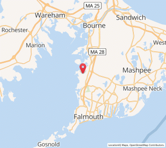 Map of 02556, Massachusetts