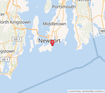 Map of 02840, Rhode Island