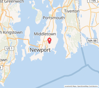 Map of 02842, Rhode Island