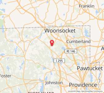 Map of 02896, Rhode Island