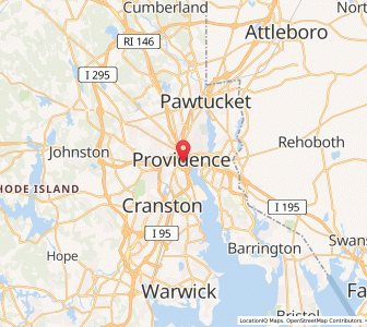 Map of 02904, Rhode Island