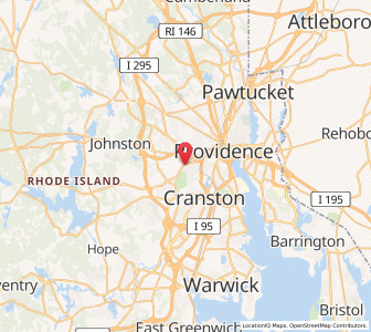 Map of 02919, Rhode Island