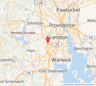 Map of 02920, Rhode Island