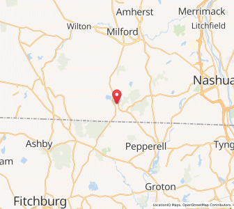 Map of 03033, New Hampshire